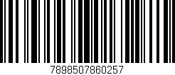 Código de barras (EAN, GTIN, SKU, ISBN): '7898507860257'