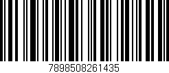 Código de barras (EAN, GTIN, SKU, ISBN): '7898508261435'