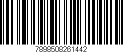 Código de barras (EAN, GTIN, SKU, ISBN): '7898508261442'