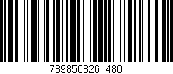 Código de barras (EAN, GTIN, SKU, ISBN): '7898508261480'