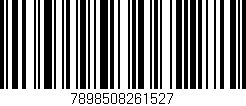 Código de barras (EAN, GTIN, SKU, ISBN): '7898508261527'