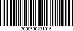 Código de barras (EAN, GTIN, SKU, ISBN): '7898508261916'