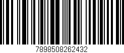 Código de barras (EAN, GTIN, SKU, ISBN): '7898508262432'