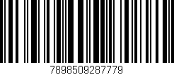 Código de barras (EAN, GTIN, SKU, ISBN): '7898509287779'