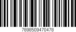Código de barras (EAN, GTIN, SKU, ISBN): '7898509470478'