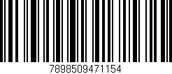 Código de barras (EAN, GTIN, SKU, ISBN): '7898509471154'