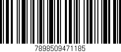 Código de barras (EAN, GTIN, SKU, ISBN): '7898509471185'