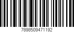 Código de barras (EAN, GTIN, SKU, ISBN): '7898509471192'