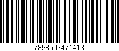 Código de barras (EAN, GTIN, SKU, ISBN): '7898509471413'