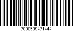 Código de barras (EAN, GTIN, SKU, ISBN): '7898509471444'
