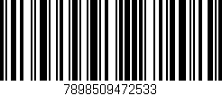 Código de barras (EAN, GTIN, SKU, ISBN): '7898509472533'