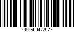 Código de barras (EAN, GTIN, SKU, ISBN): '7898509472977'