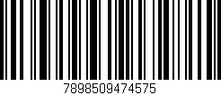 Código de barras (EAN, GTIN, SKU, ISBN): '7898509474575'