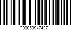 Código de barras (EAN, GTIN, SKU, ISBN): '7898509474971'