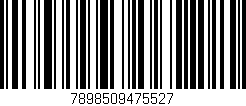 Código de barras (EAN, GTIN, SKU, ISBN): '7898509475527'