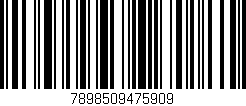 Código de barras (EAN, GTIN, SKU, ISBN): '7898509475909'