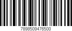 Código de barras (EAN, GTIN, SKU, ISBN): '7898509476500'