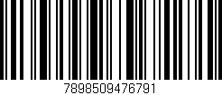 Código de barras (EAN, GTIN, SKU, ISBN): '7898509476791'