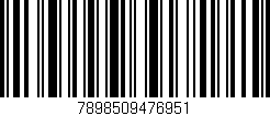 Código de barras (EAN, GTIN, SKU, ISBN): '7898509476951'