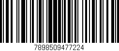 Código de barras (EAN, GTIN, SKU, ISBN): '7898509477224'