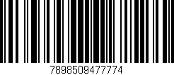 Código de barras (EAN, GTIN, SKU, ISBN): '7898509477774'