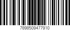 Código de barras (EAN, GTIN, SKU, ISBN): '7898509477910'
