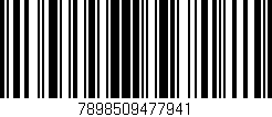 Código de barras (EAN, GTIN, SKU, ISBN): '7898509477941'