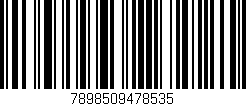 Código de barras (EAN, GTIN, SKU, ISBN): '7898509478535'