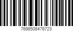 Código de barras (EAN, GTIN, SKU, ISBN): '7898509479723'
