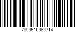 Código de barras (EAN, GTIN, SKU, ISBN): '7898510363714'