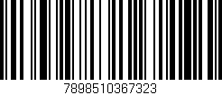 Código de barras (EAN, GTIN, SKU, ISBN): '7898510367323'