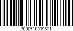 Código de barras (EAN, GTIN, SKU, ISBN): '7898510369631'