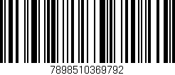 Código de barras (EAN, GTIN, SKU, ISBN): '7898510369792'