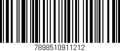 Código de barras (EAN, GTIN, SKU, ISBN): '7898510911212'