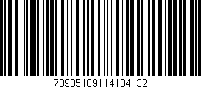 Código de barras (EAN, GTIN, SKU, ISBN): '78985109114104132'
