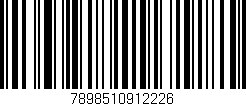 Código de barras (EAN, GTIN, SKU, ISBN): '7898510912226'