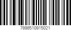 Código de barras (EAN, GTIN, SKU, ISBN): '7898510915021'