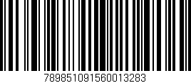 Código de barras (EAN, GTIN, SKU, ISBN): '789851091560013283'