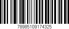 Código de barras (EAN, GTIN, SKU, ISBN): '78985109174325'