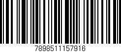 Código de barras (EAN, GTIN, SKU, ISBN): '7898511157916'