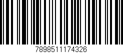 Código de barras (EAN, GTIN, SKU, ISBN): '7898511174326'
