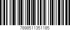 Código de barras (EAN, GTIN, SKU, ISBN): '7898511351185'