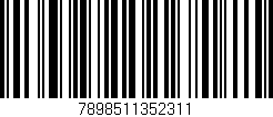 Código de barras (EAN, GTIN, SKU, ISBN): '7898511352311'