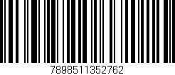 Código de barras (EAN, GTIN, SKU, ISBN): '7898511352762'