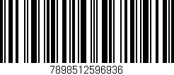 Código de barras (EAN, GTIN, SKU, ISBN): '7898512596936'