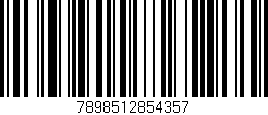 Código de barras (EAN, GTIN, SKU, ISBN): '7898512854357'