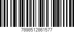 Código de barras (EAN, GTIN, SKU, ISBN): '7898512861577'