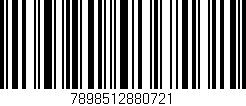 Código de barras (EAN, GTIN, SKU, ISBN): '7898512880721'