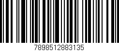 Código de barras (EAN, GTIN, SKU, ISBN): '7898512883135'
