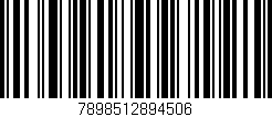 Código de barras (EAN, GTIN, SKU, ISBN): '7898512894506'